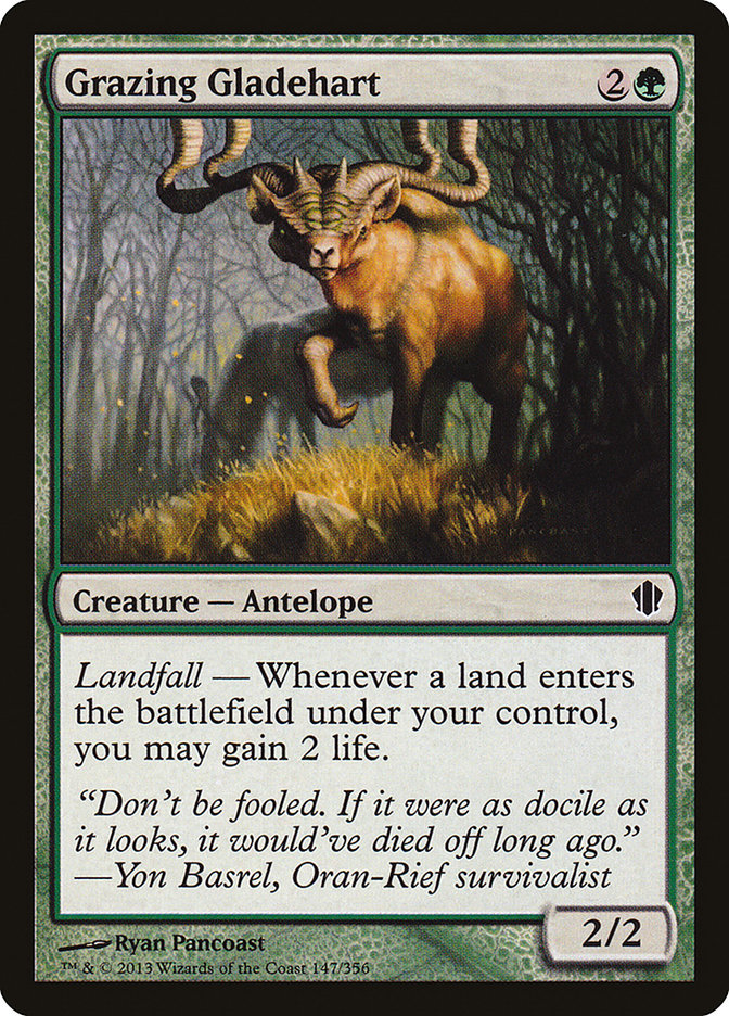 Grazing Gladehart [Commander 2013] (147)