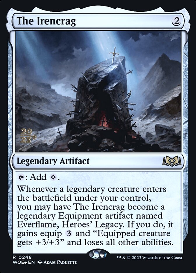 The Irencrag [Wilds of Eldraine Promos] (248s)
