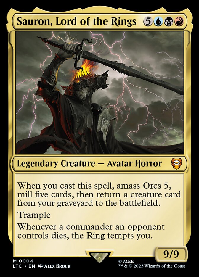 Sauron, Lord of the Rings [Tales of Middle-earth Commander] (4)