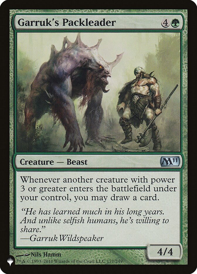 Garruk's Packleader [The List] (M11-177)