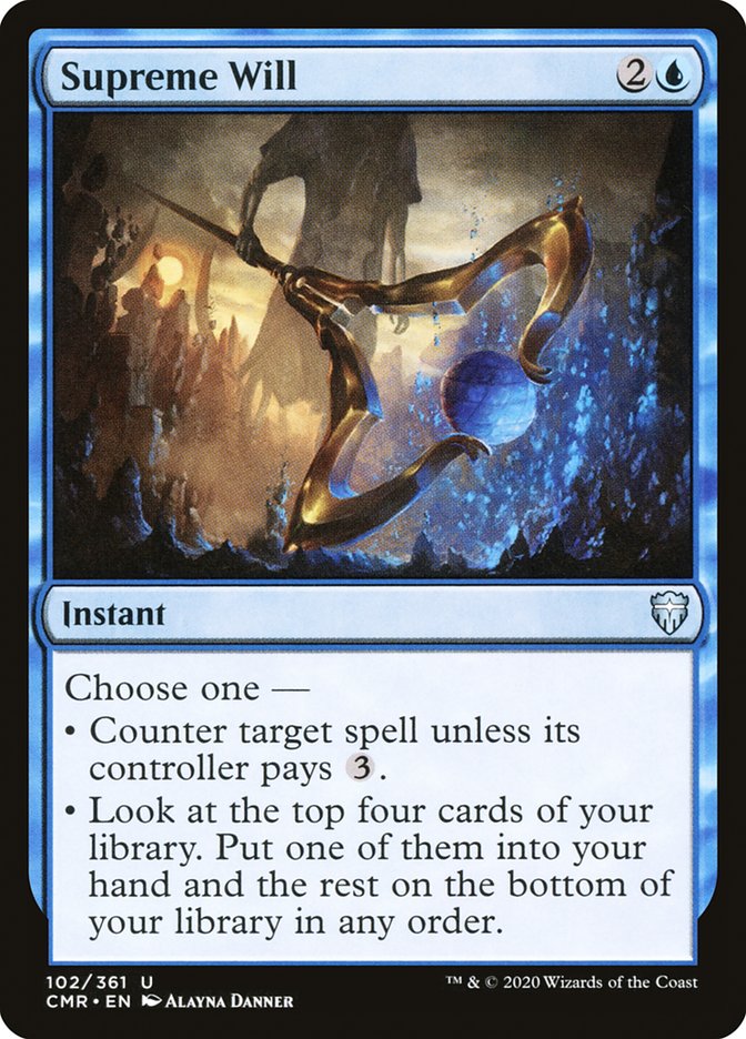 Supreme Will [Commander Legends] (102)