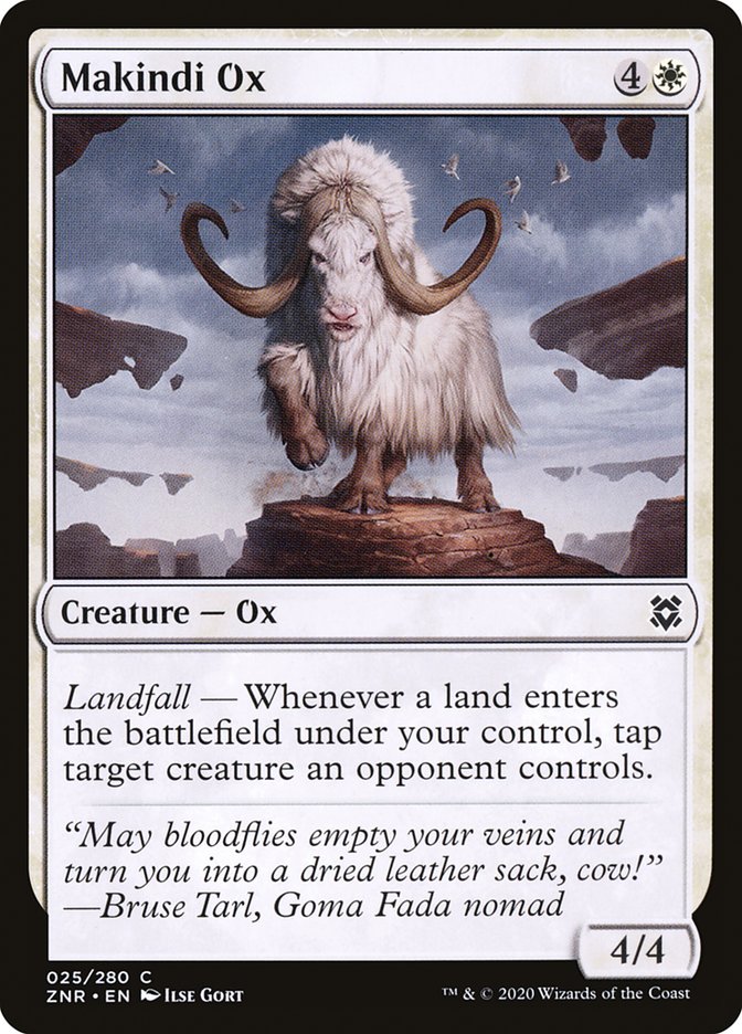 Makindi Ox [Zendikar Rising] (25)