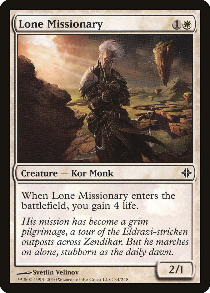 Lone Missionary [Rise of the Eldrazi] (34)