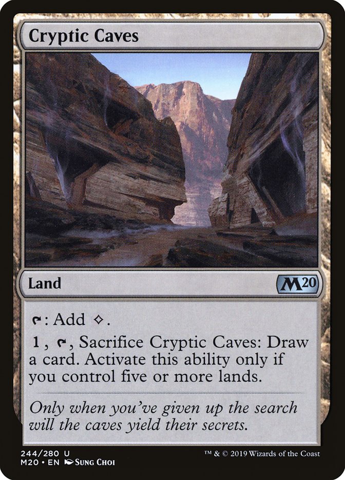 Cryptic Caves [Core Set 2020] (244)