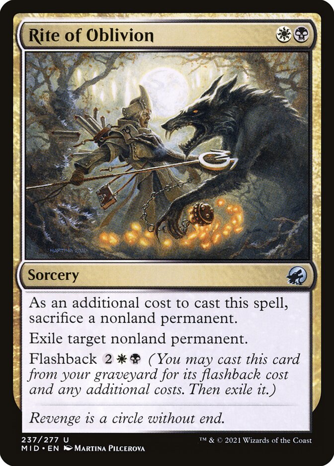 Rite of Oblivion [Innistrad: Midnight Hunt] (237)