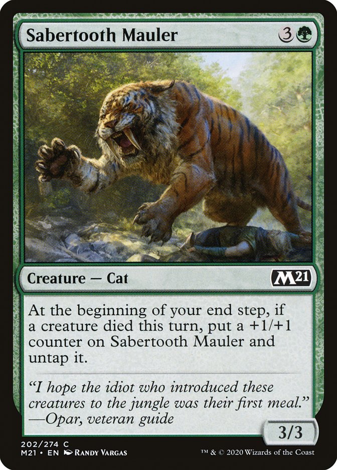 Sabertooth Mauler [Core Set 2021] (202)