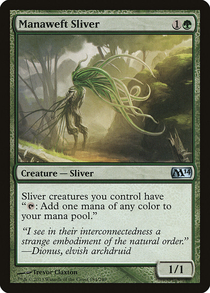 Manaweft Sliver [Magic 2014] (184)
