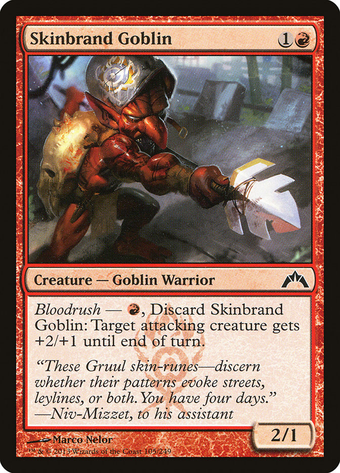 Skinbrand Goblin [Gatecrash] (105)