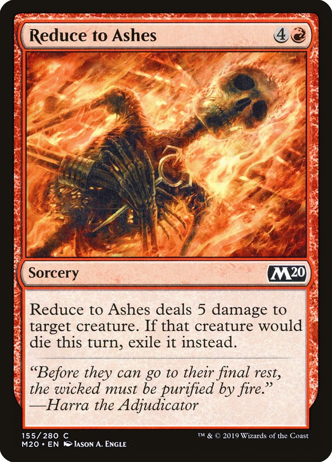 Reduce to Ashes [Core Set 2020] (155)