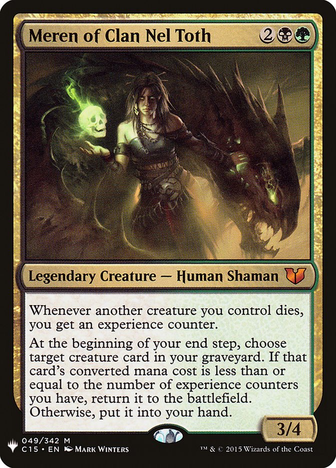 Meren of Clan Nel Toth [The List] (C15-49)