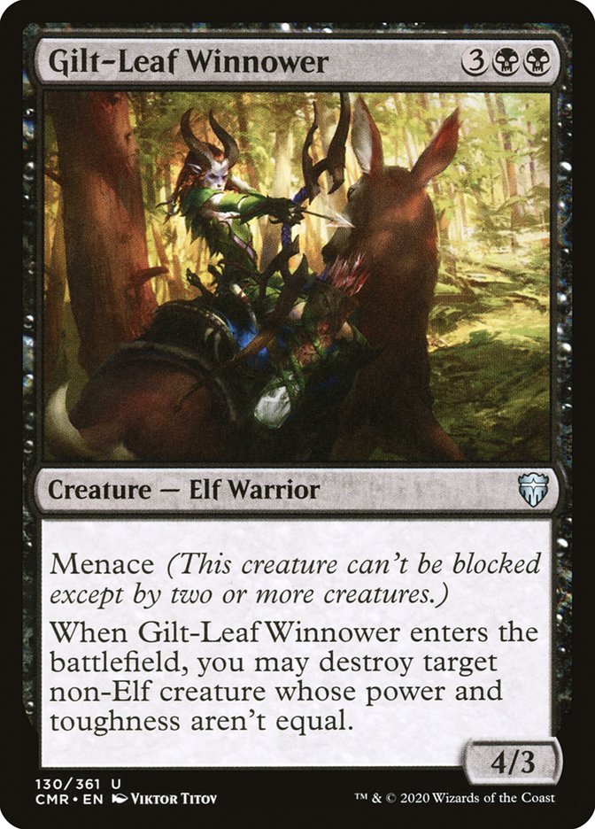 Gilt-Leaf Winnower [Commander Legends] (130)