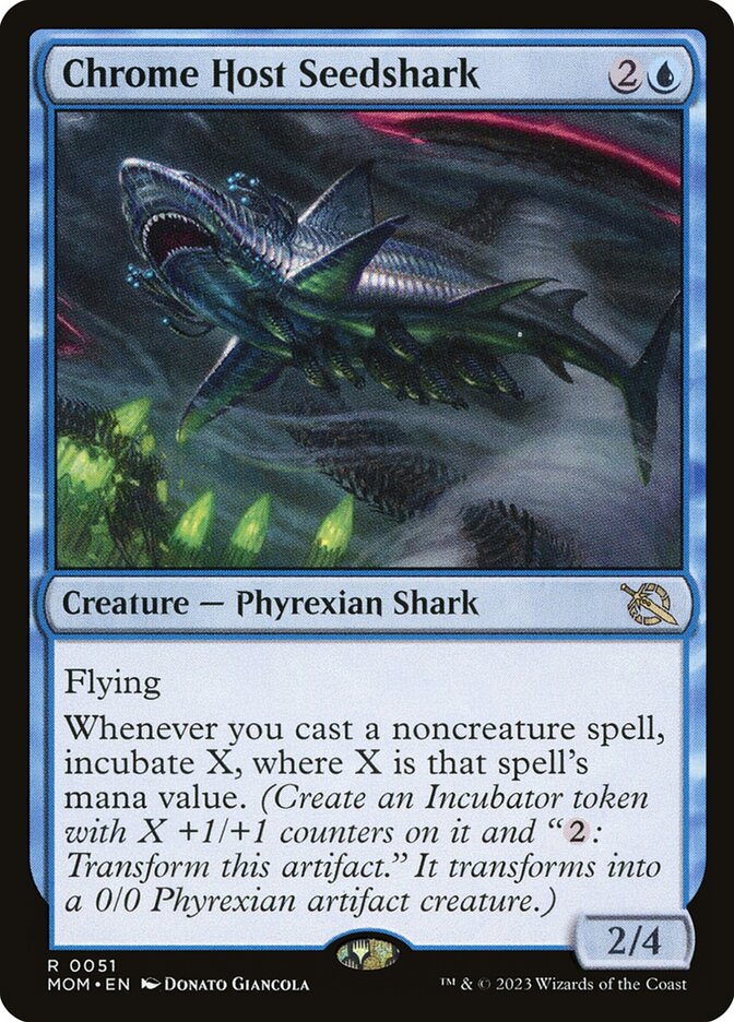 Chrome Host Seedshark [March of the Machine] (51)