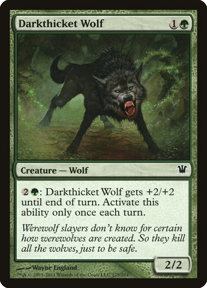 Darkthicket Wolf [Innistrad] (175)