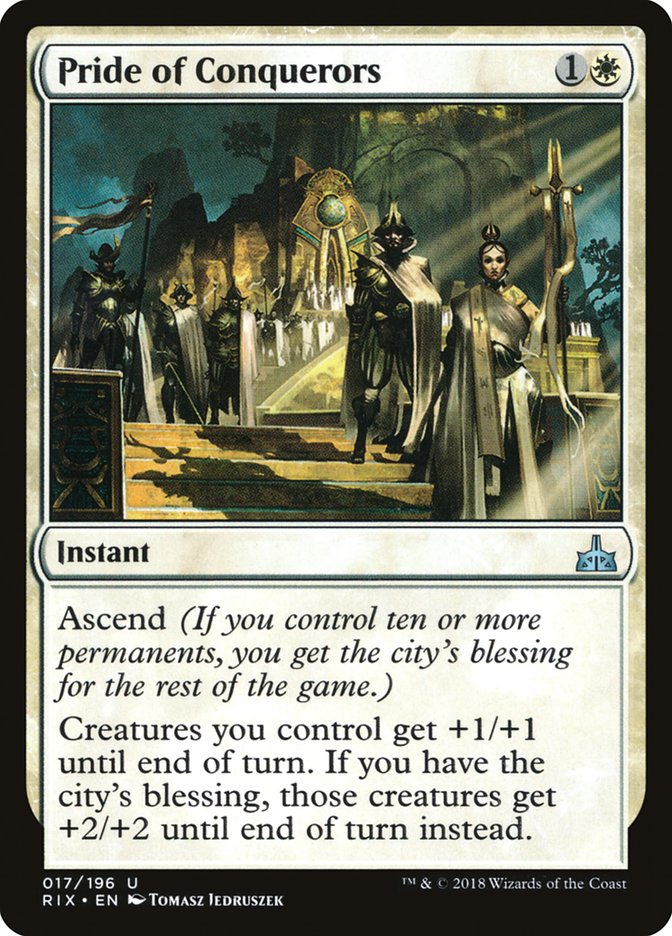 Pride of Conquerors [Rivals of Ixalan] (17)