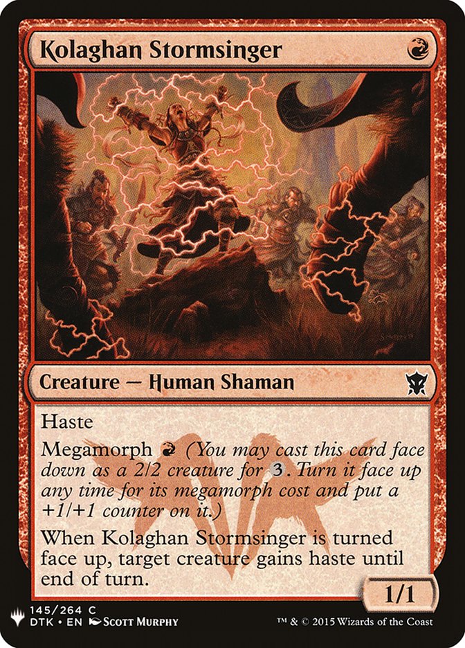 Kolaghan Stormsinger [The List] (DTK-145)