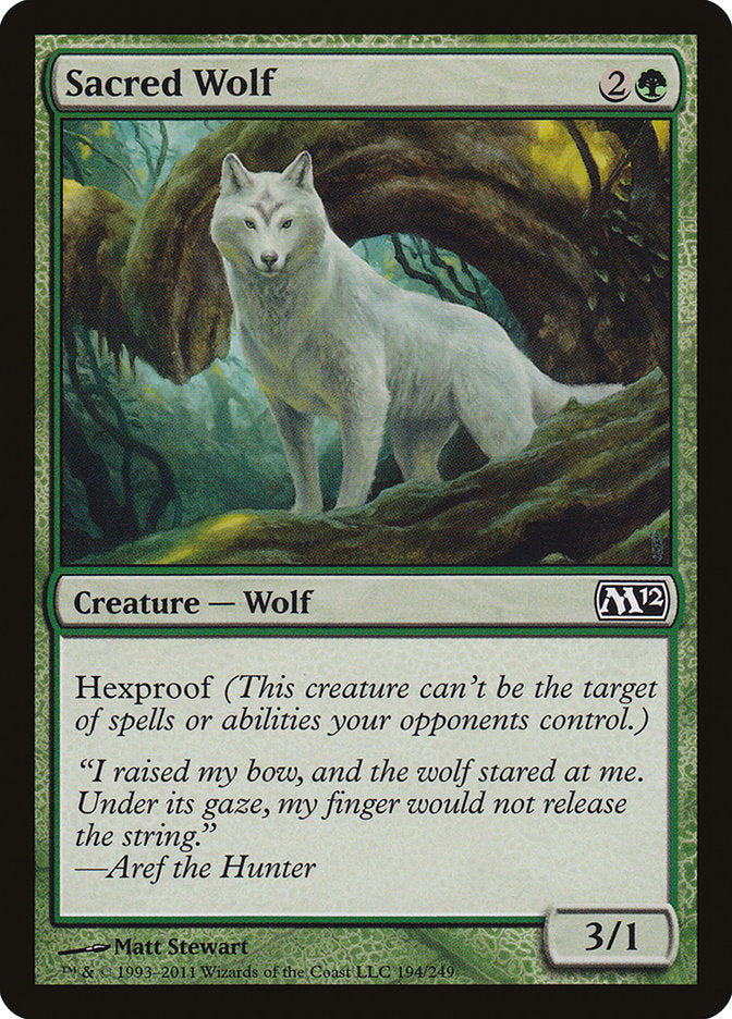 Sacred Wolf [Magic 2012] (194)