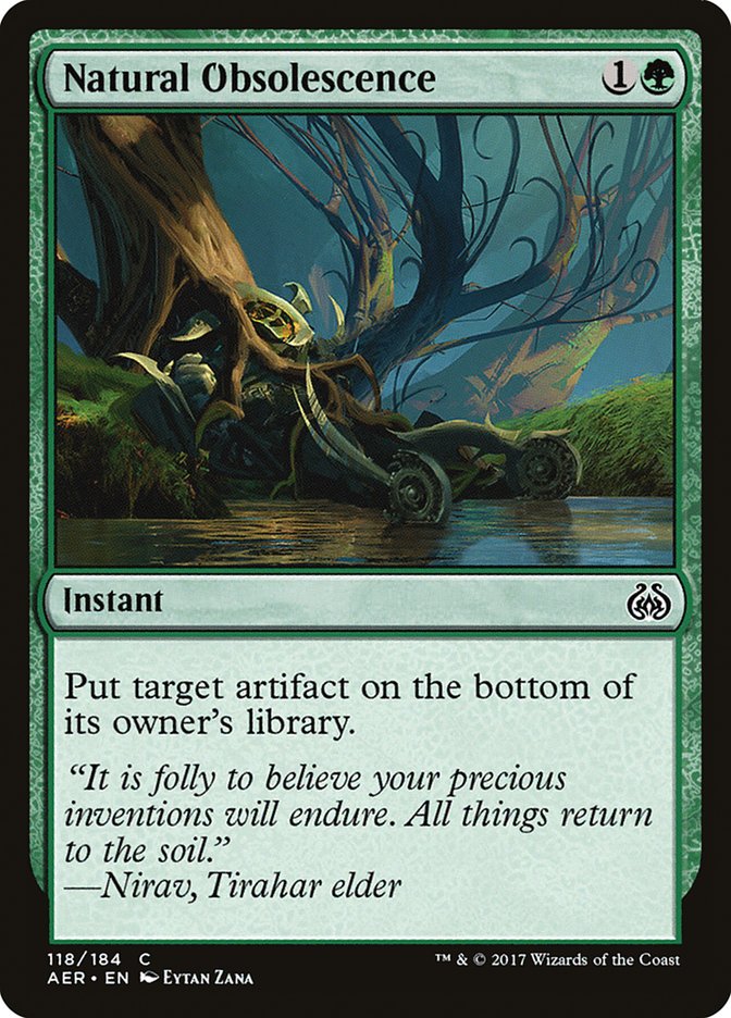 Natural Obsolescence [Aether Revolt] (118)