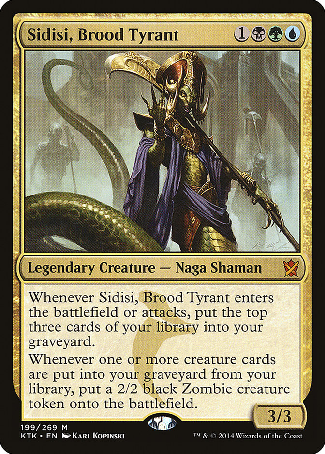 Sidisi, Brood Tyrant [Khans of Tarkir] (199)
