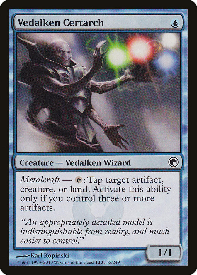 Vedalken Certarch [Scars of Mirrodin] (52)