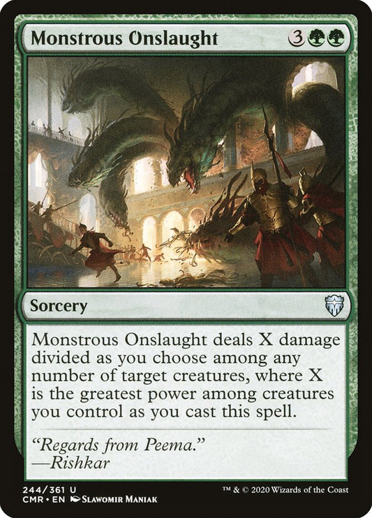 Monstrous Onslaught [Commander Legends] (244)