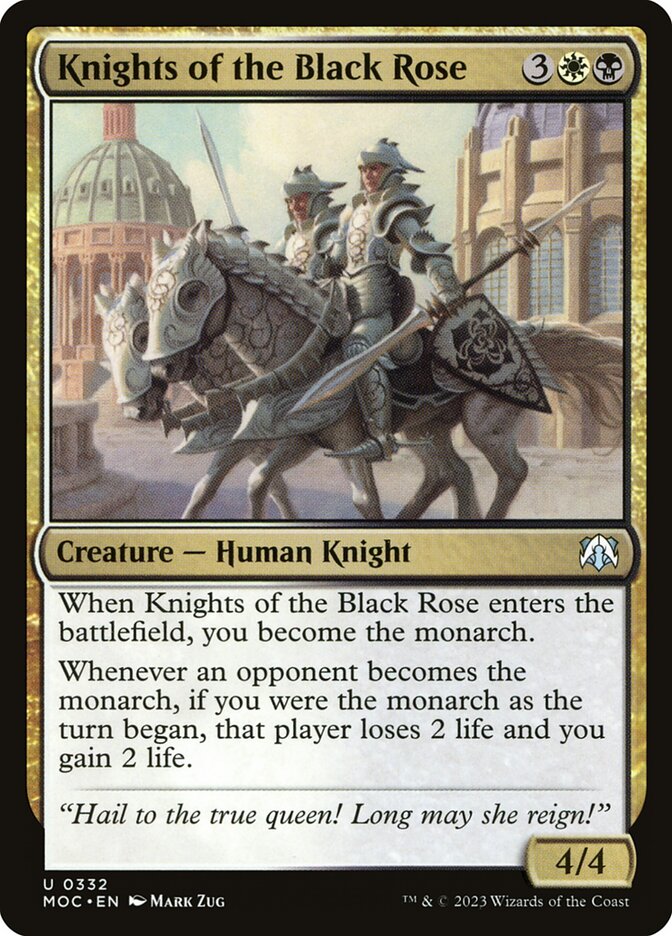 Knights of the Black Rose [March of the Machine Commander] (332)