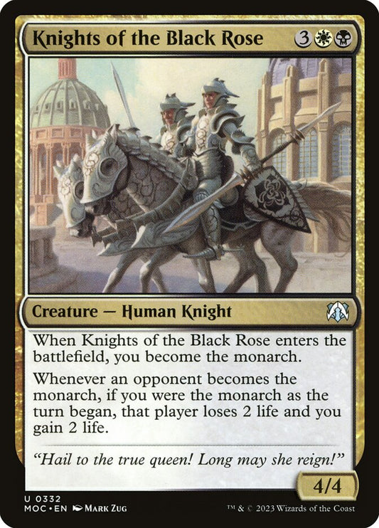 Knights of the Black Rose [March of the Machine Commander] (332)