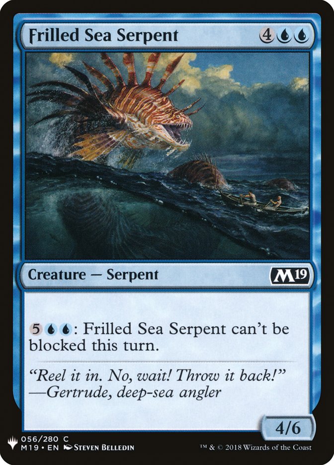 Frilled Sea Serpent [The List] (M19-56)
