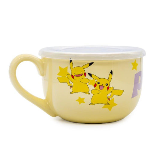 Pokemon - Ditto & Pikachu Soup Bowl with Lid